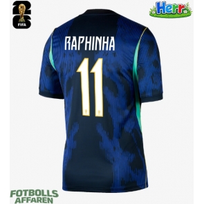 Brasilien Raphinha Belloli #11 Bortatröja VM 2026 Kortärmad